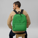 Marijuana Tree Star Motif Backpack