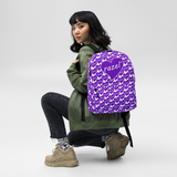 razel™ Purple Hearted Motif Backpack