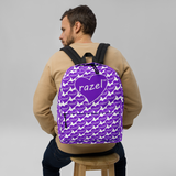 razel™ Purple Hearted Motif Backpack