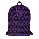 Purp Gang Rock Star Motif Backpack