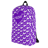 razel™ Purple Hearted Motif Backpack