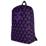 Purp Gang Rock Star Motif Backpack