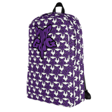 Purp Gang Rock Star Motif Backpack