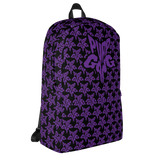 Purp Gang Rock Star Motif Backpack