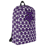 Purp Gang Rock Star Motif Backpack