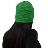 Marijuana Tree Star Motif Beanie