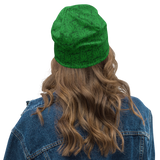 Marijuana Tree Star Motif Beanie