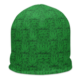 Marijuana Tree Star Motif Beanie