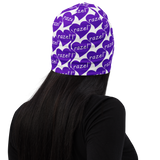 razel™ Purple Hearted Motif Beanie