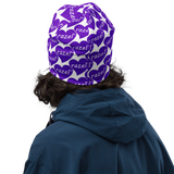 razel™ Purple Hearted Motif Beanie