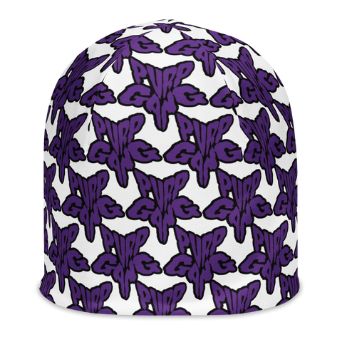 Purp Gang Rock Star Motif Beanie