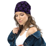 Purp Gang Rock Star Motif Beanie