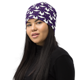 Purp Gang Rock Star Motif Beanie