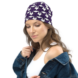 Purp Gang Rock Star Motif Beanie