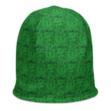 Marijuana Tree Star Motif Beanie