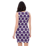 Purp Gang Rock Star Motif Classy Dress