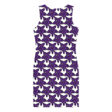 Purp Gang Rock Star Motif Classy Dress