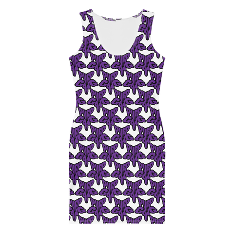 Purp Gang Rock Star Motif Classy Dress