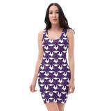 Purp Gang Rock Star Motif Classy Dress