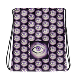 Thousand Eyes of razel™ Motif Drawstring Bag