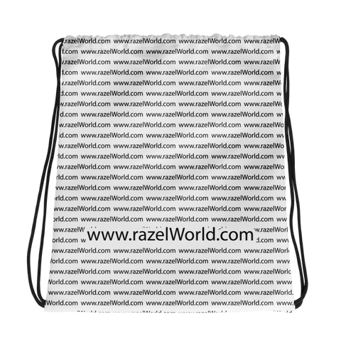 www.razelWorld.com Motif Drawstring Bag