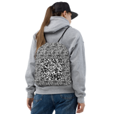 razel™ Face QR Code Motif Drawstring Bag