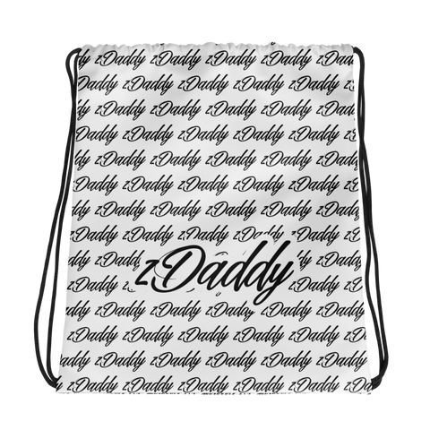 zDaddy Motif Drawstring Bag