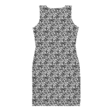 razel™ Face QR Code Motif Classy Dress