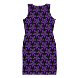 Purp Gang Rock Star Motif Classy Dress