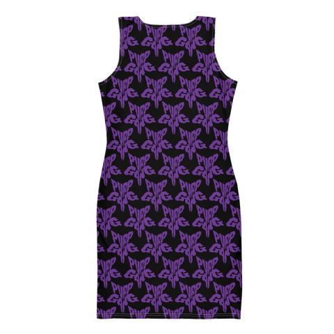 Purp Gang Rock Star Motif Classy Dress