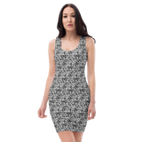 razel™ Face QR Code Motif Classy Dress