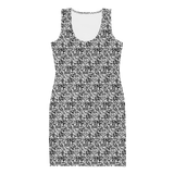 razel™ Face QR Code Motif Classy Dress