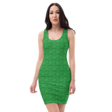 Marijuana Tree Star Motif Classy Dress