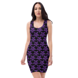 Purp Gang Rock Star Motif Classy Dress