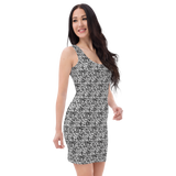 razel™ Face QR Code Motif Classy Dress