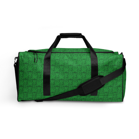 Marijuana Tree Star Motif Duffle Bag