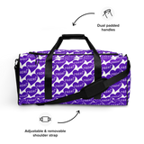 razel™ Purple Hearted Motif Duffle Bag