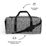 razel™ Face QR Code Motif Duffle Bag