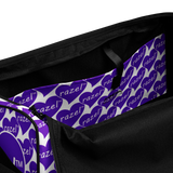 razel™ Purple Hearted Motif Duffle Bag