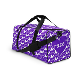 razel™ Purple Hearted Motif Duffle Bag