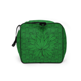 Marijuana Tree Star Motif Duffle Bag