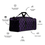 Purp Gang Rock Star Motif Duffle Bag