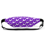 razel™ Purple Hearted Motif Fanny Pack