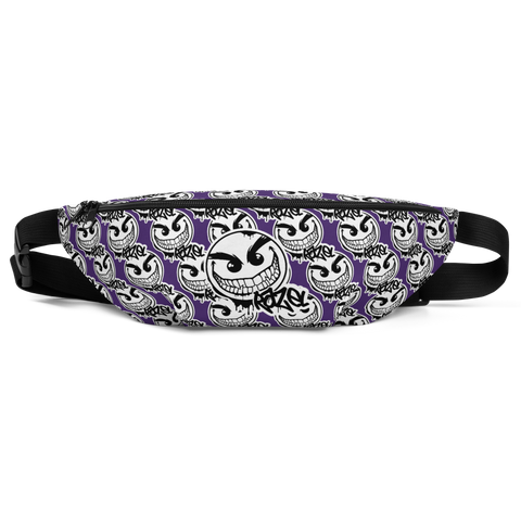 razel™ Gang Drip Face Motif Fanny Pack