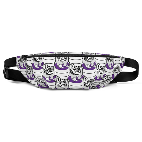 Purp Gang Double Cup Motif Fanny Pack