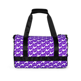 razel™ Purple Hearted Motif Gym Bag