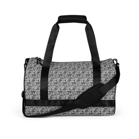 razel™ Face QR Code Motif Gym Bag