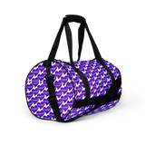 razel™ Purple Hearted Motif Gym Bag