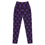 Purp Gang Rock Star Motif Pocket Leggings