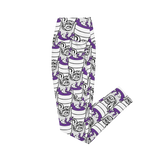 Purp Gang Double Cup Motif Pocket Leggings